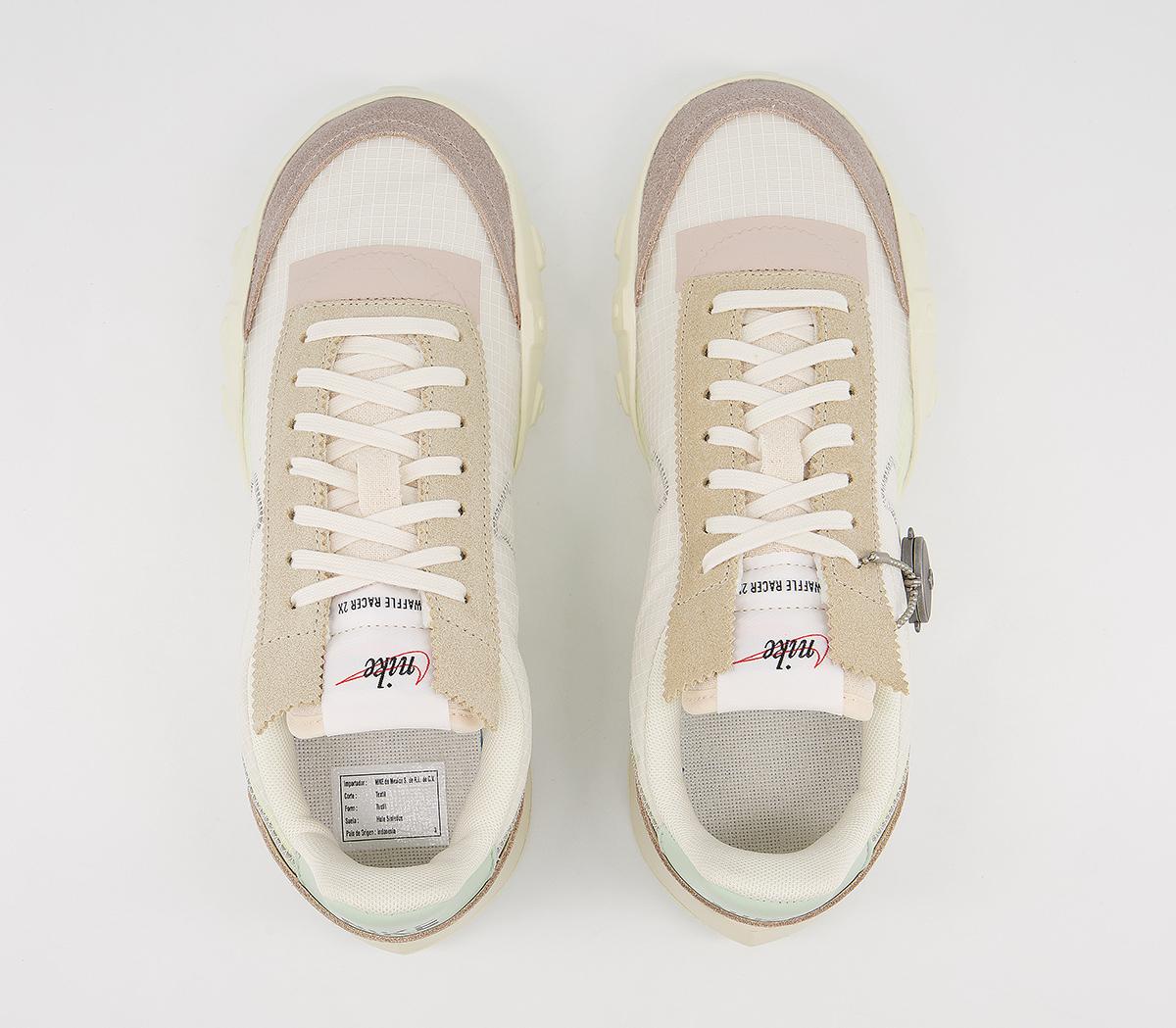 nike waffle racer 2x pale ivory