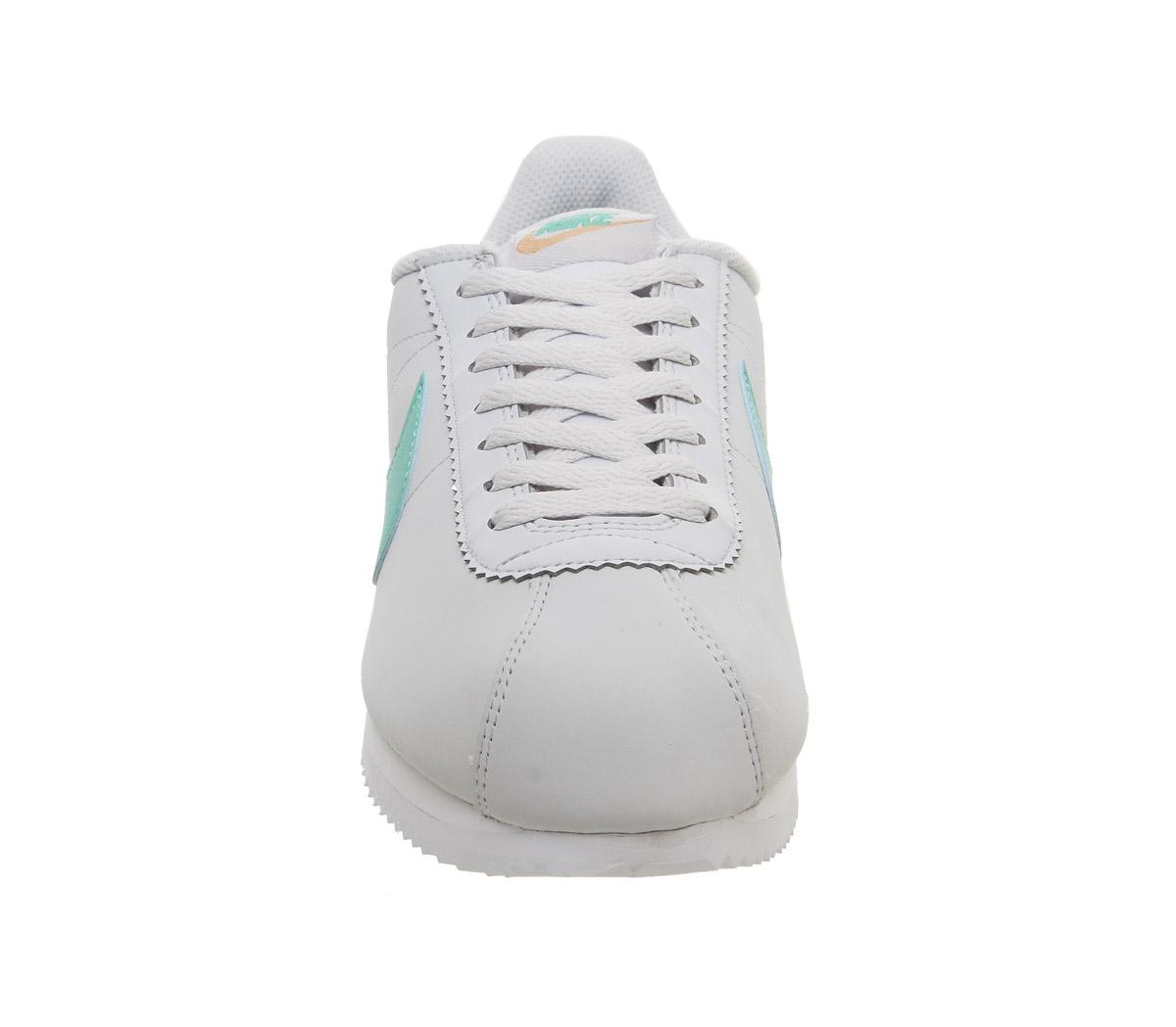 NikeClassic Cortez OgPure Platinum Hyper Jade Fuel Orange F