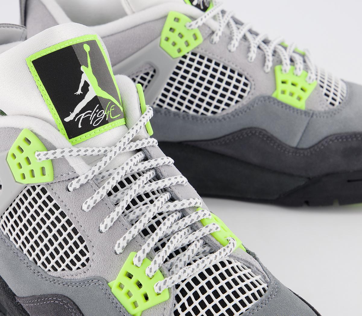Jordan Jordan 4 Retro Cool Grey Volt Wolf Grey - Men's Trainers