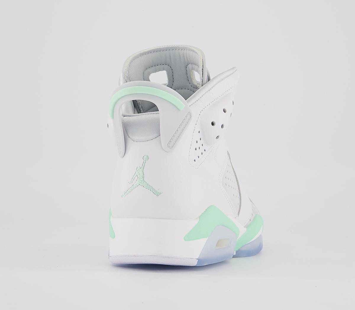 Jordan Air Jordan 6 Trainers Jordan Air Jordan 6 Trainers White Mint Foam Barely Green
