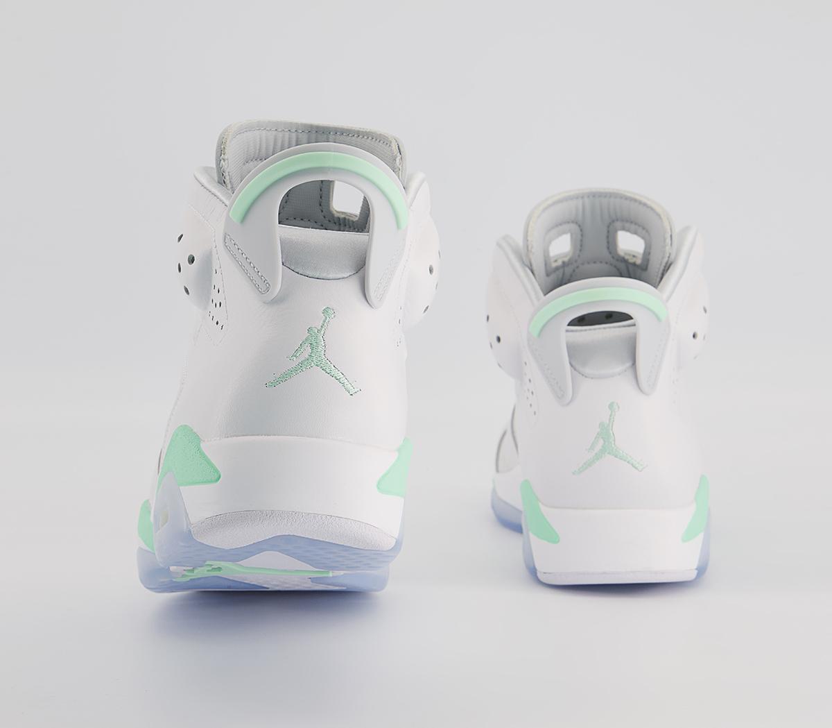 Jordan Air Jordan 6 Trainers Jordan Air Jordan 6 Trainers White Mint Foam Barely Green