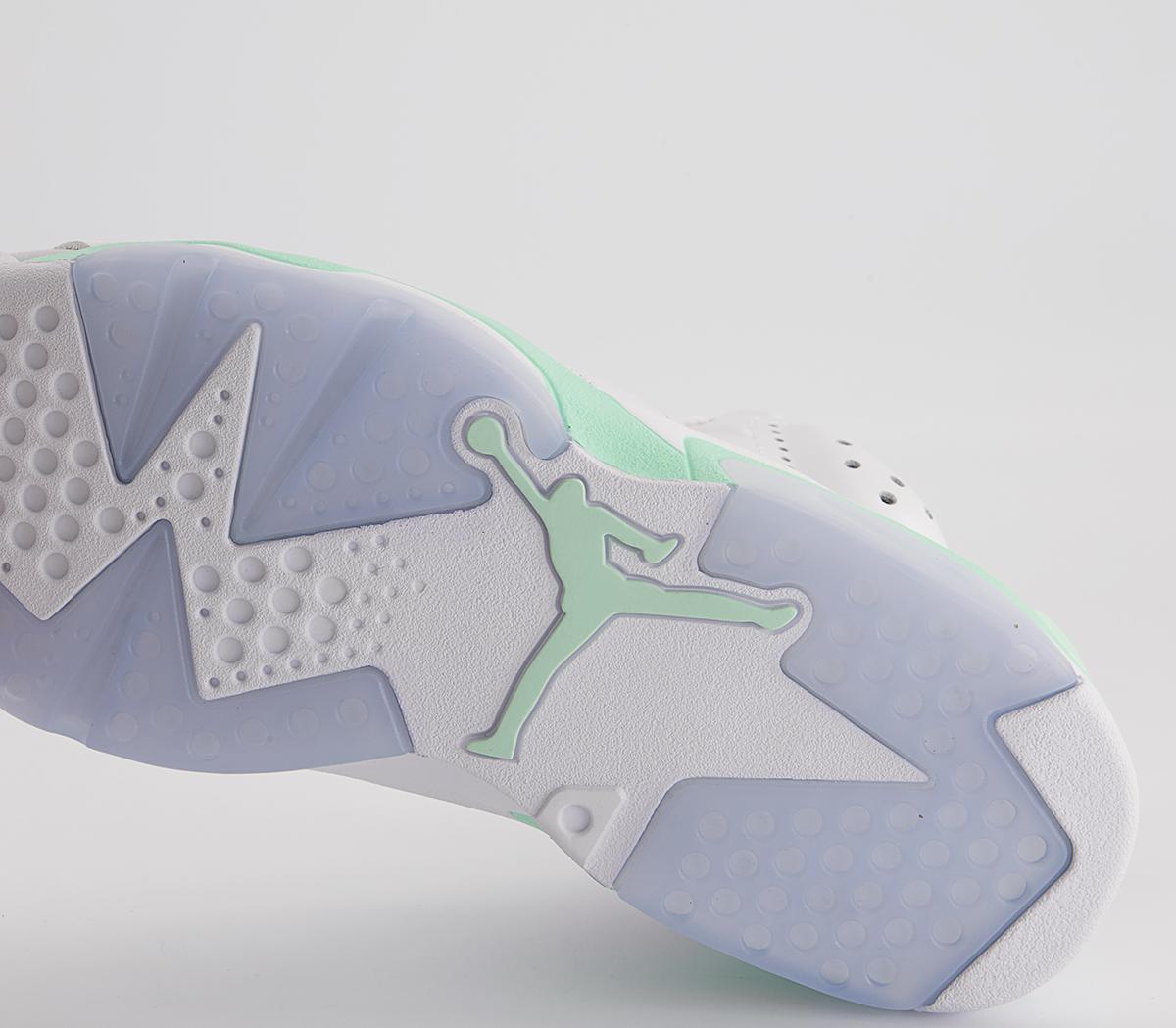 Jordan Air Jordan 6 Trainers Jordan Air Jordan 6 Trainers White Mint Foam Barely Green