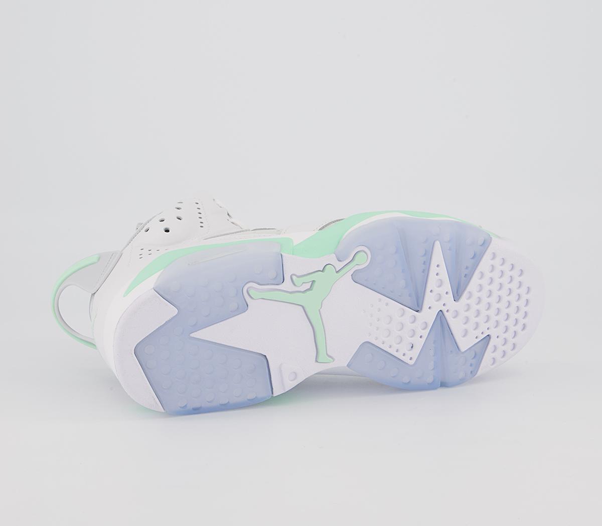 Jordan Air Jordan 6 Trainers Jordan Air Jordan 6 Trainers White Mint Foam Barely Green