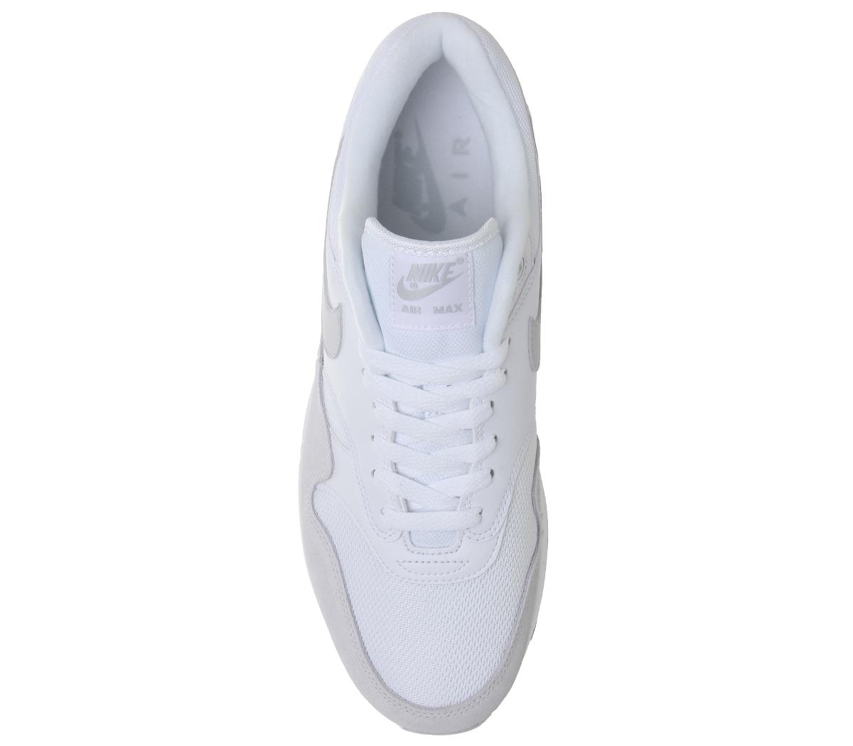 NikeAir Max 1White Pure Platinum Cool Grey