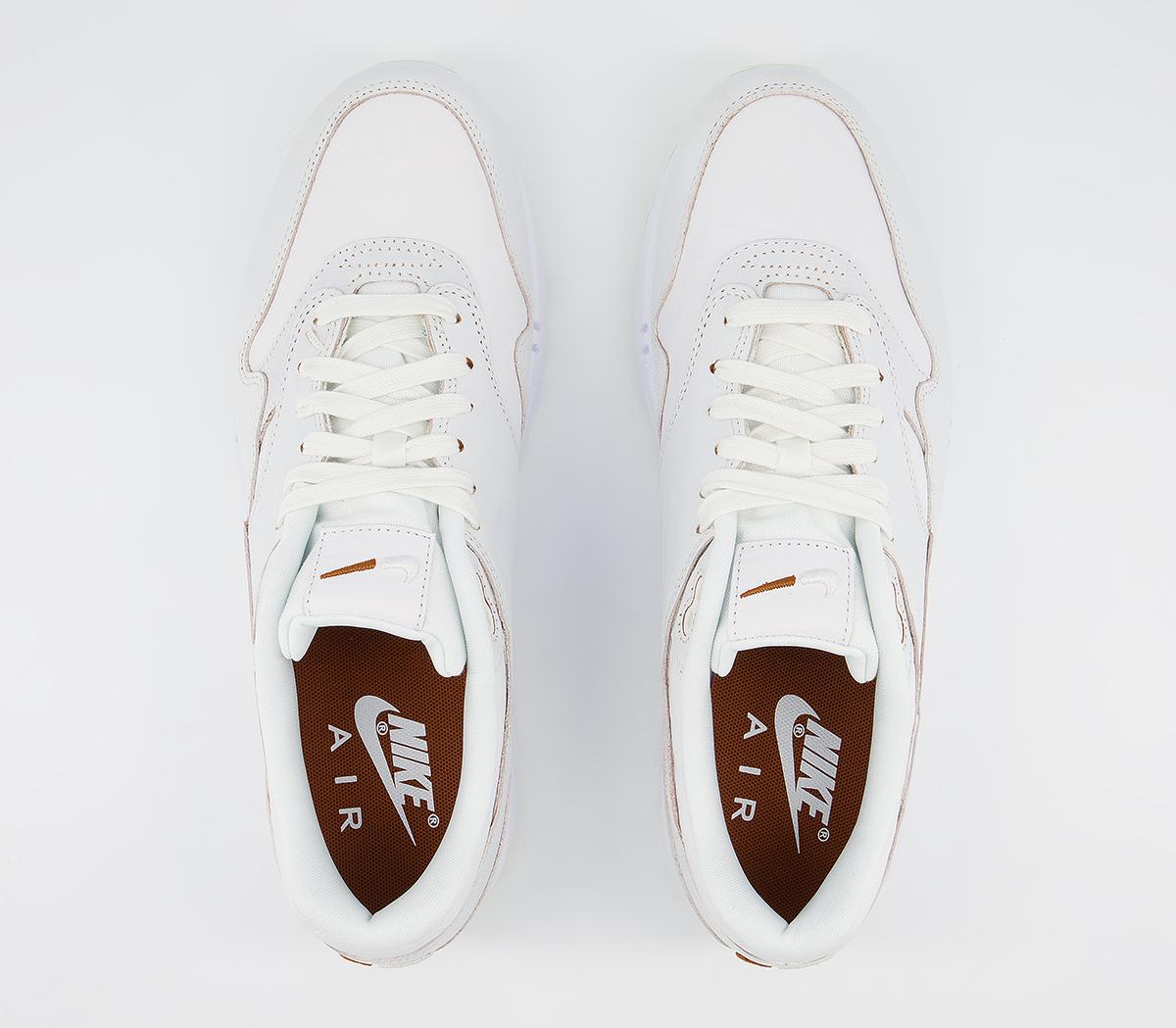 Nike Air Max 1 Trainers Hh Summit White White Sail Tawny - Unisex Sports