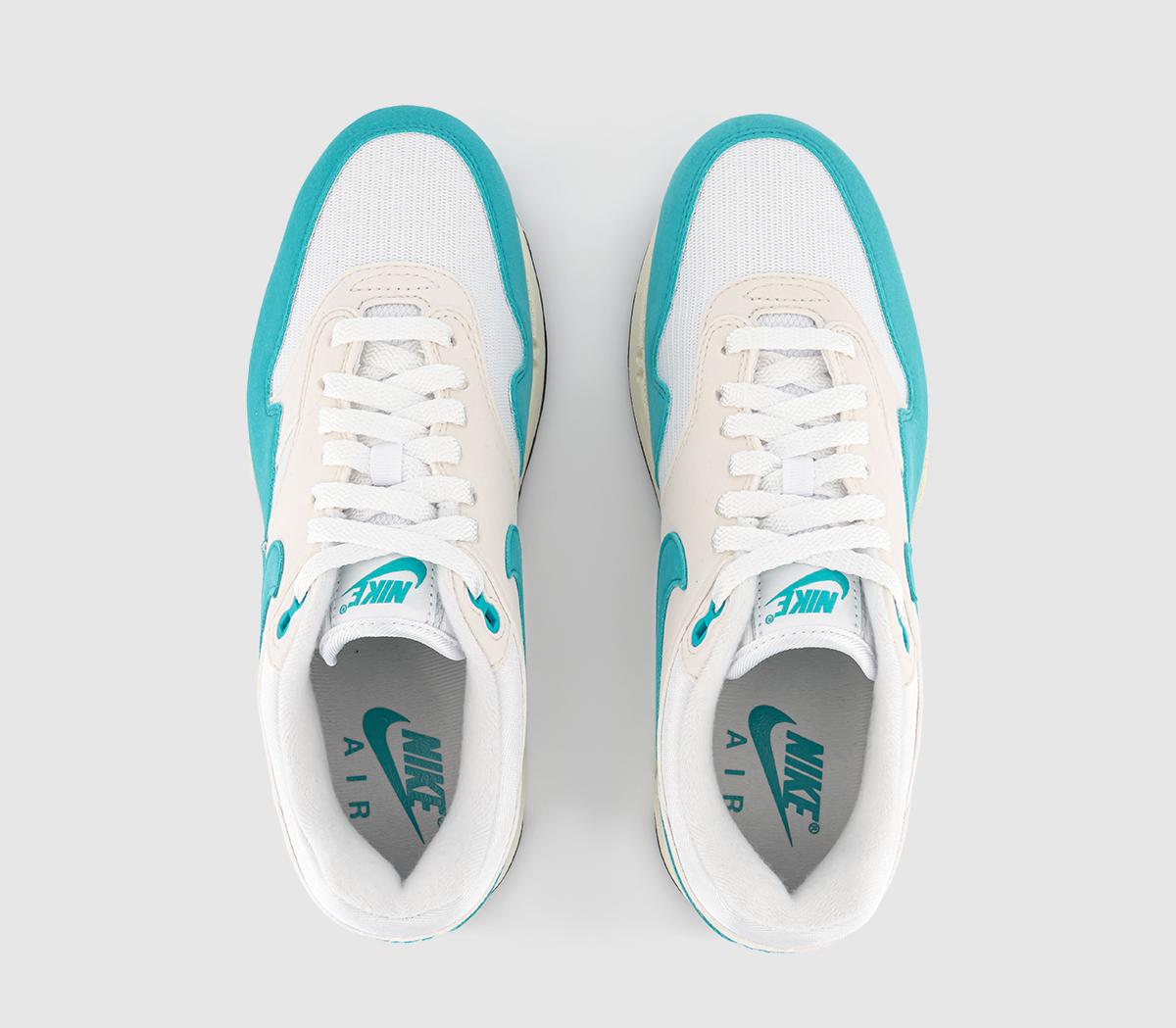 Nike Air Max 1 Trainers White Dusty Cactus Phantom Coconut Milk ...