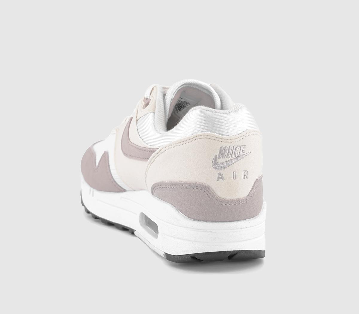 NikeAir Max 1 Trainers NikeAir Max 1 TrainersWhite Platinum Violet Phantom White