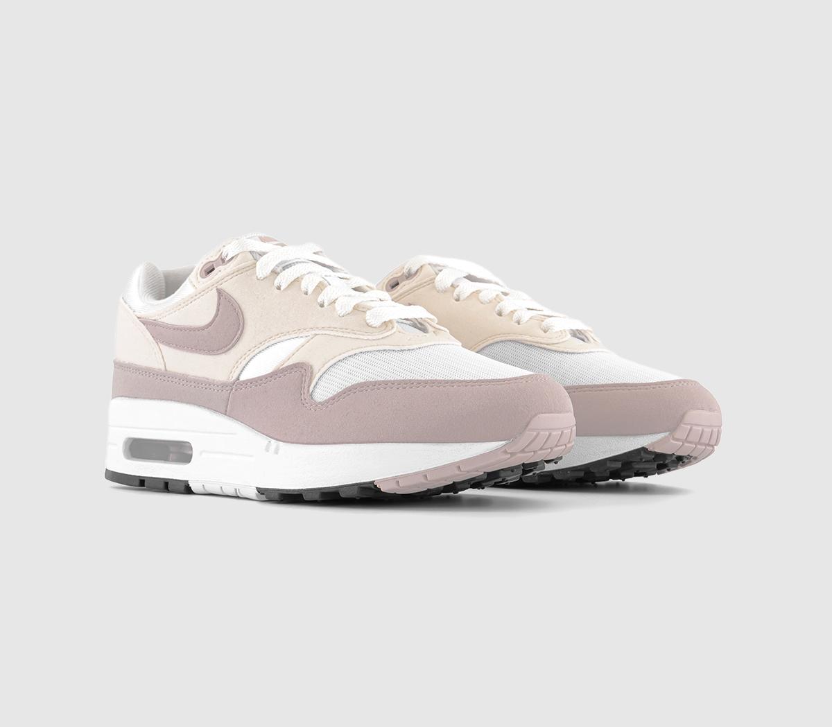 NikeAir Max 1 Trainers NikeAir Max 1 TrainersWhite Platinum Violet Phantom White