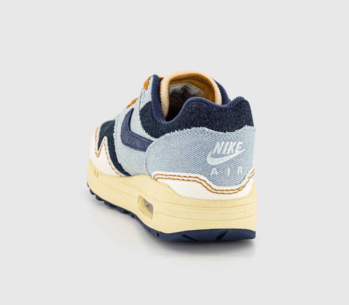 NikeAir Max 1 TrainersAura Midnight Navy Pale Ivory