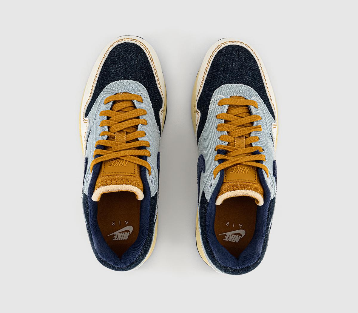 NikeAir Max 1 TrainersAura Midnight Navy Pale Ivory