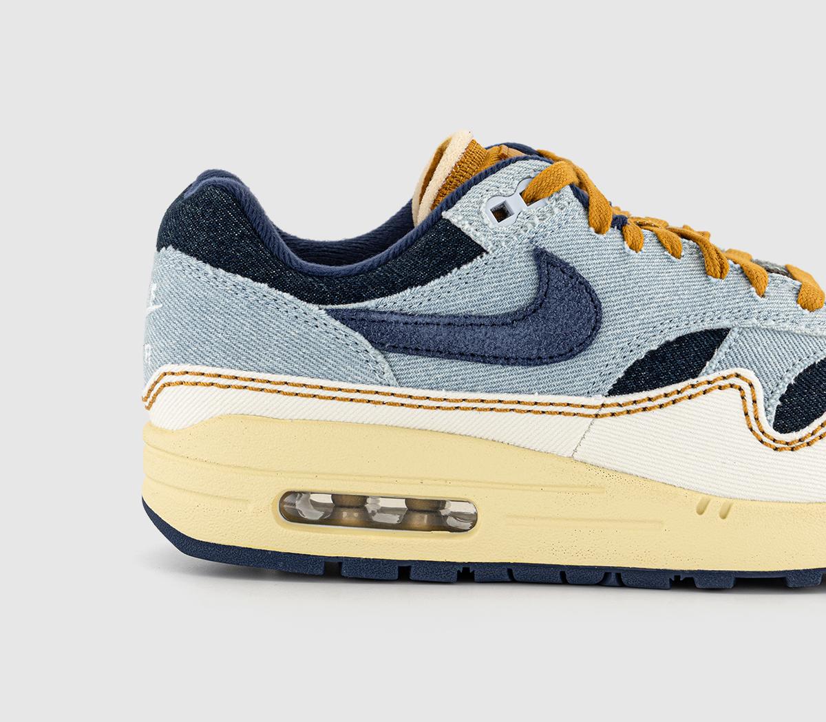 NikeAir Max 1 TrainersAura Midnight Navy Pale Ivory