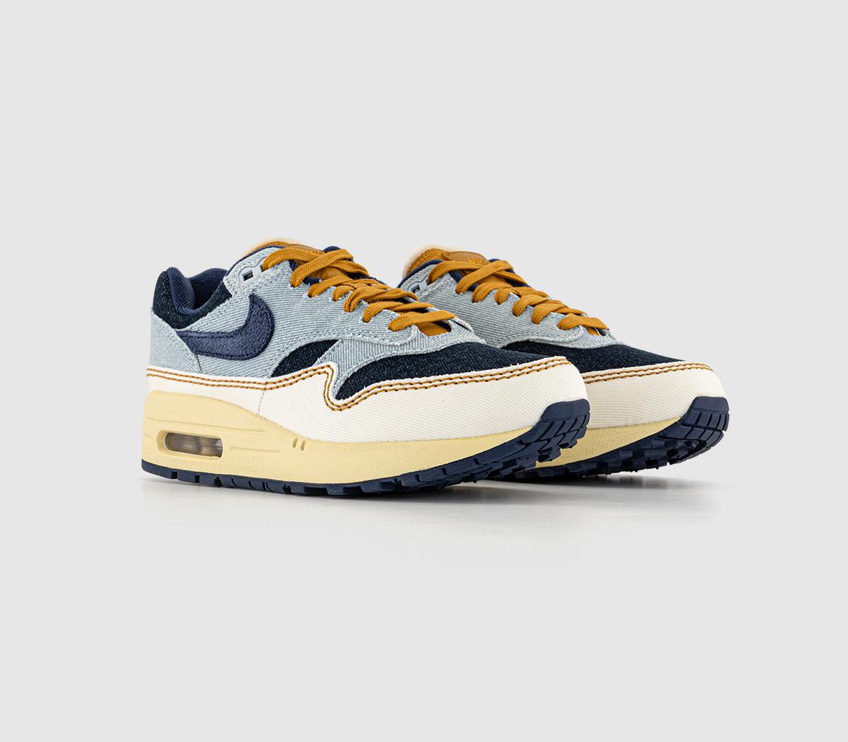 NikeAir Max 1 TrainersAura Midnight Navy Pale Ivory