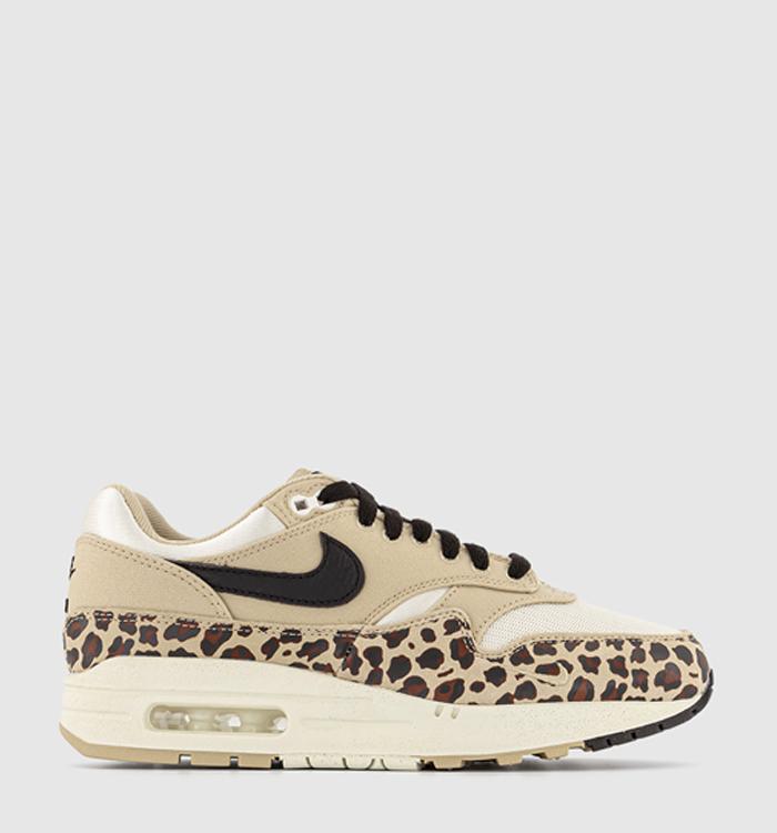 Nike Air Max 1 Trainers Sesame Cacao Wow Coconut Milk Amber Brown Valvet B