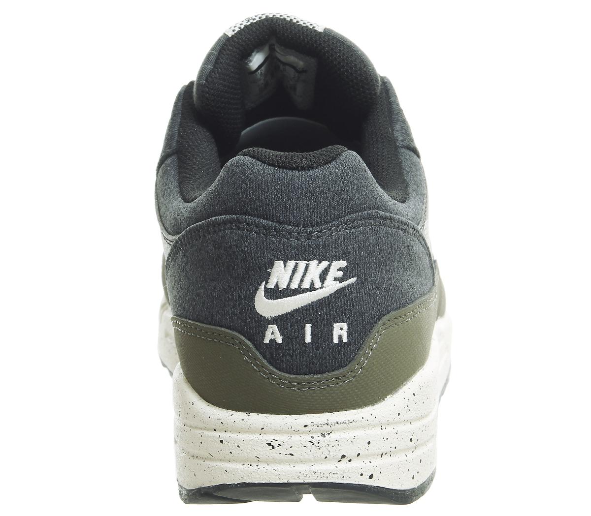 NikeAir Max 1Medium Olive Light Cream Black Anthracite