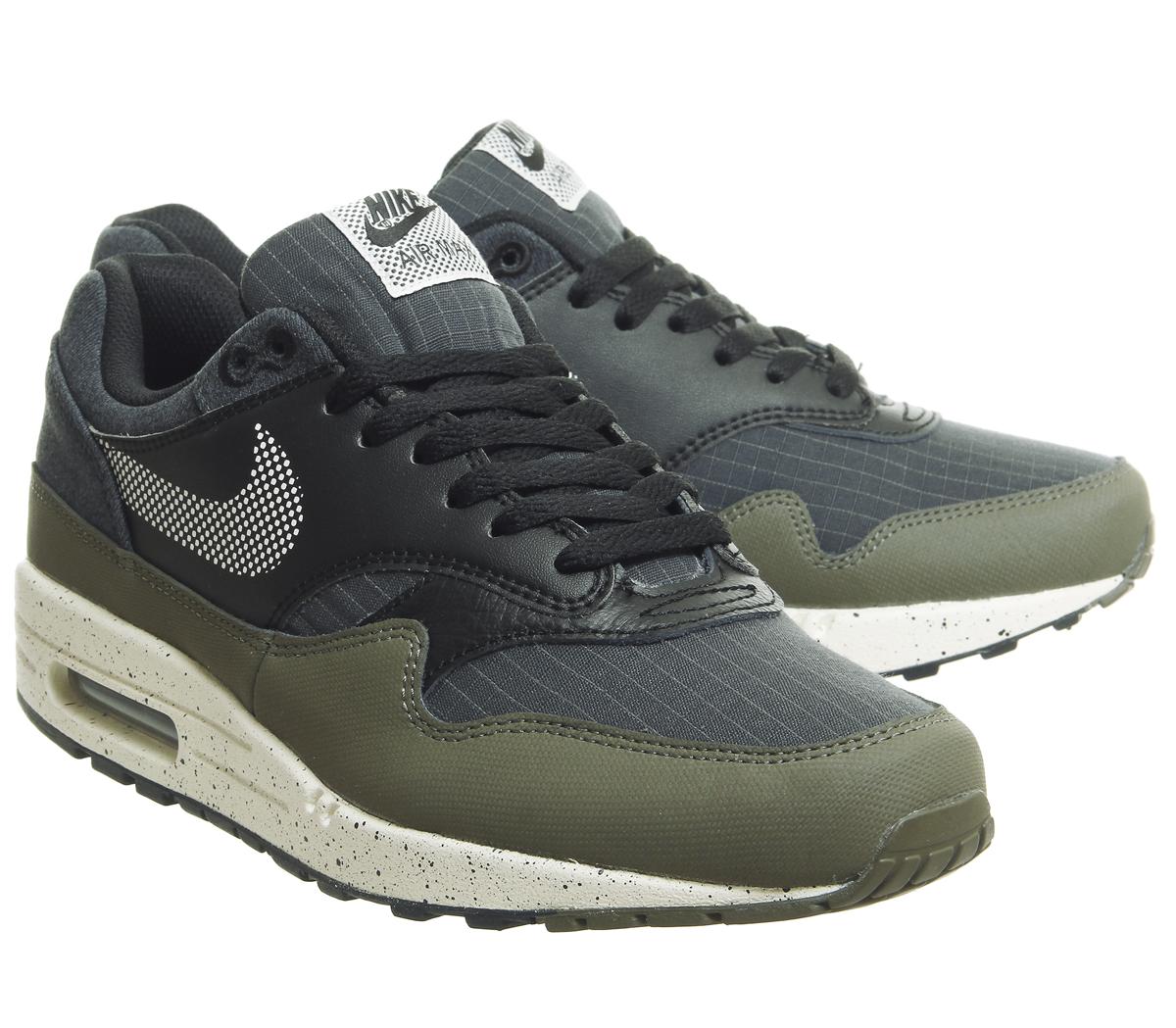 NikeAir Max 1Medium Olive Light Cream Black Anthracite