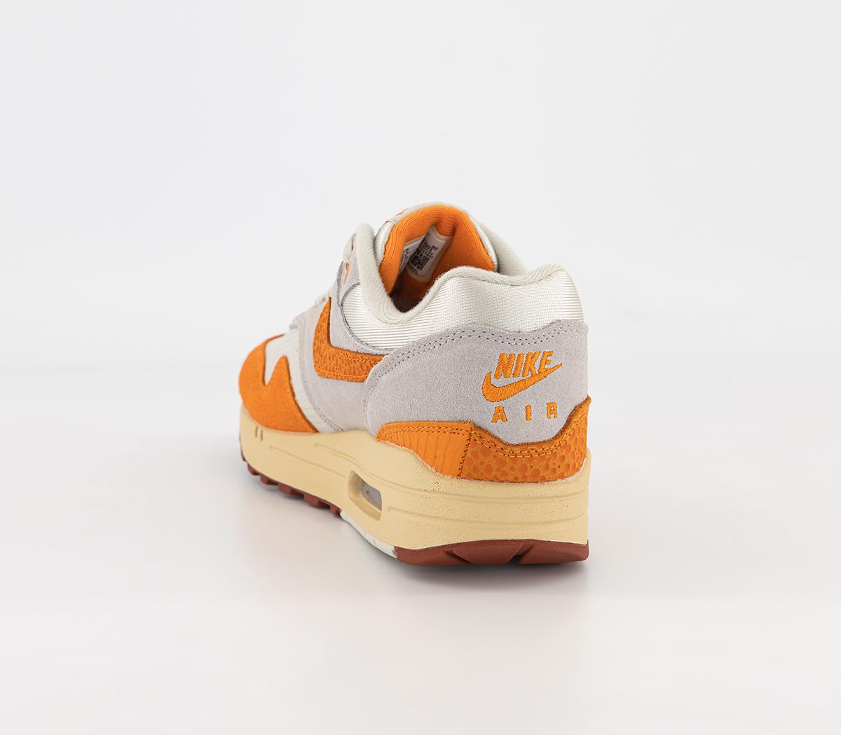 NikeAir Max 1 TrainersLight Bone Magama Orange Neutral Grey Mars Stone S