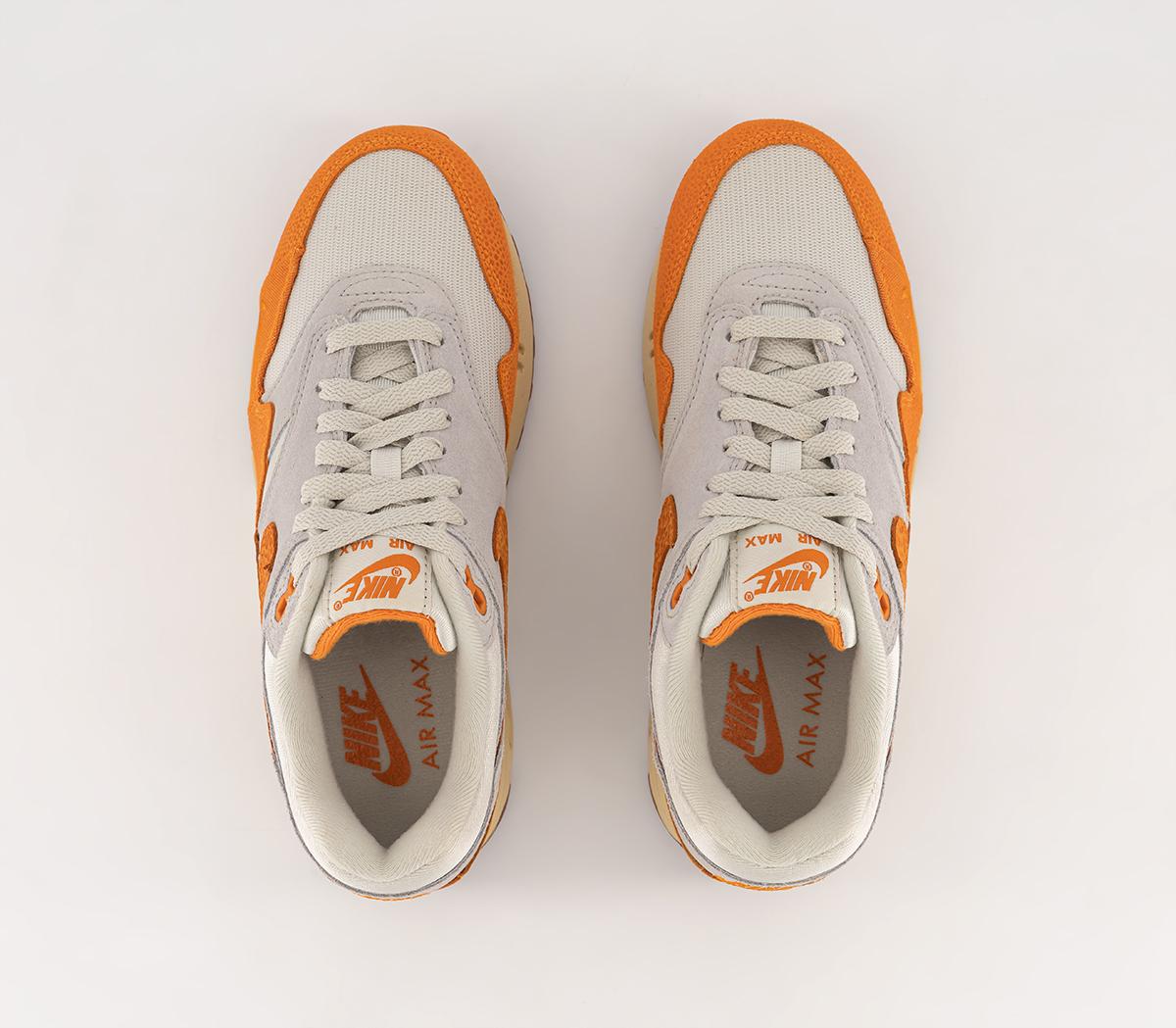 NikeAir Max 1 TrainersLight Bone Magama Orange Neutral Grey Mars Stone S