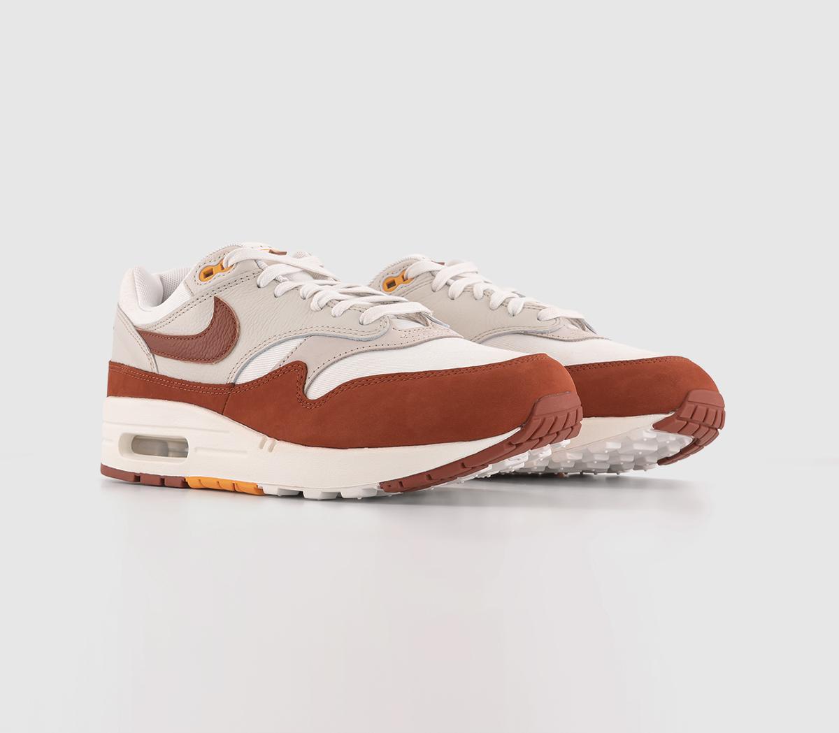 Nike Air Max Trainers Sail Rugged Orange Light Orewood Brown