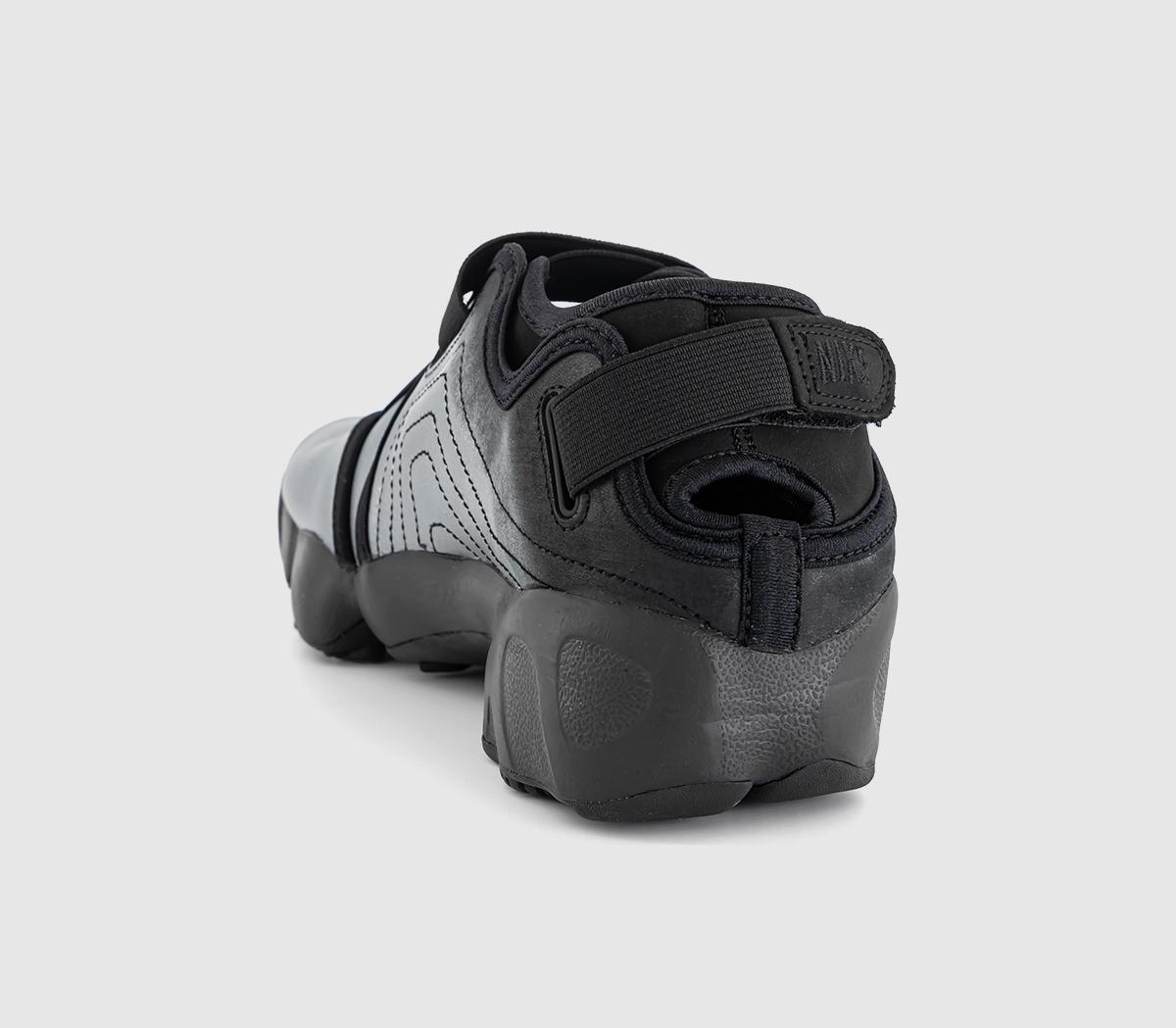 NikeAir Rift TrainersBlack Metallic Silver Black