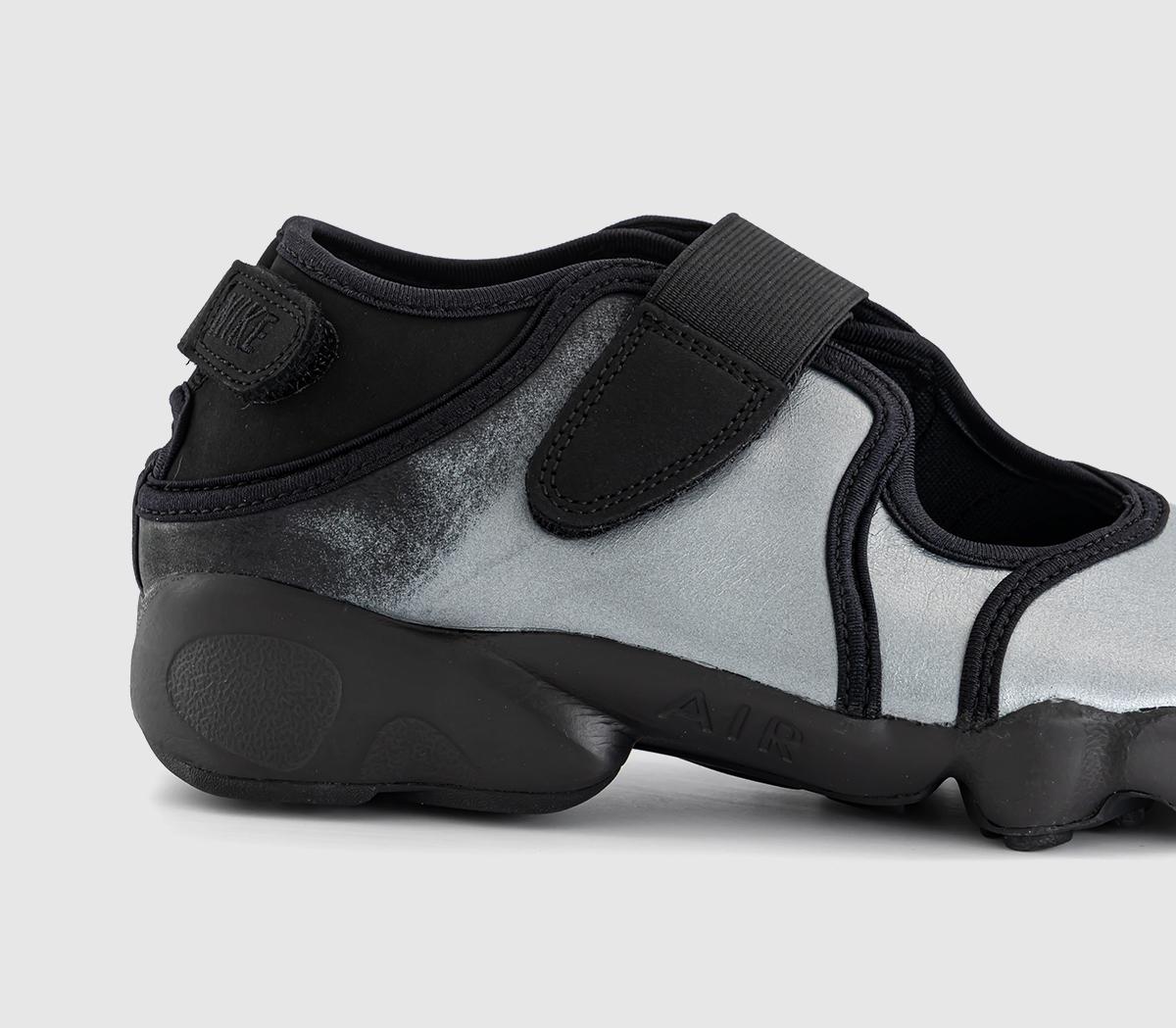 NikeAir Rift TrainersBlack Metallic Silver Black