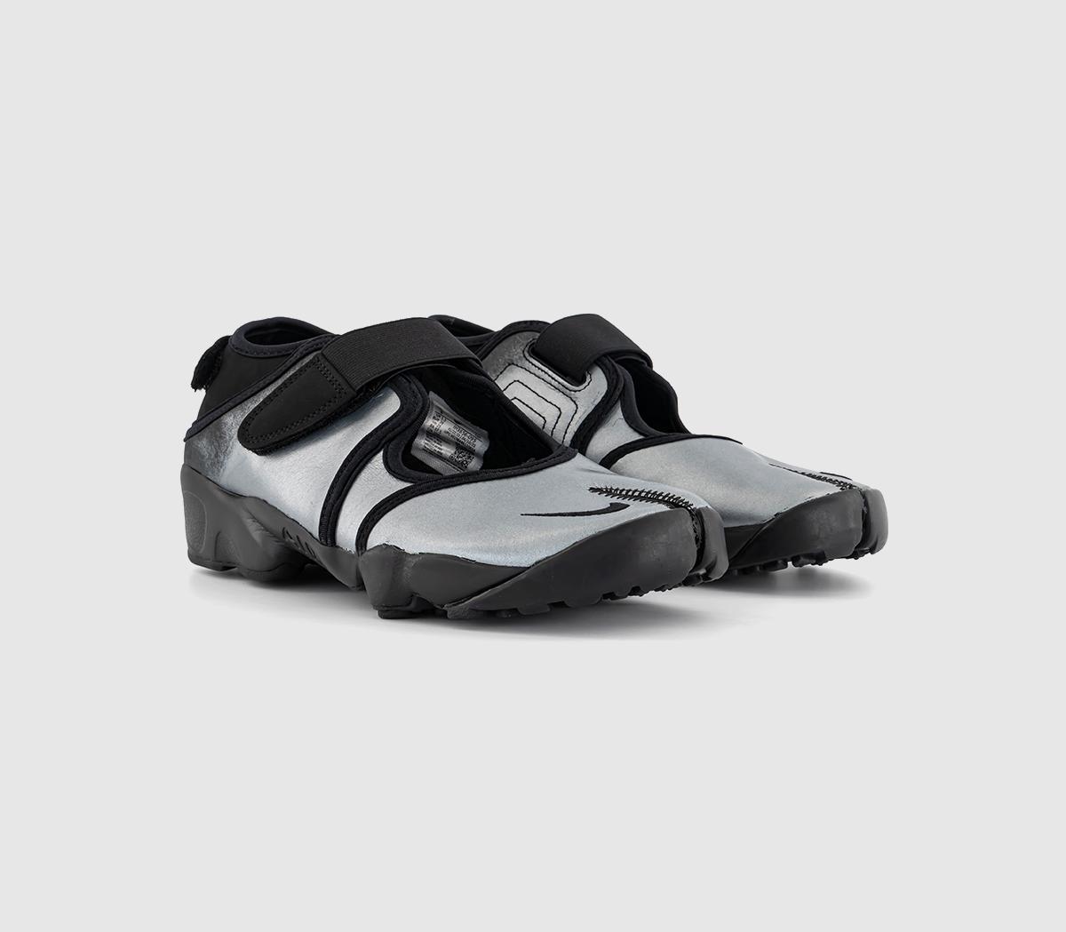 NikeAir Rift TrainersBlack Metallic Silver Black