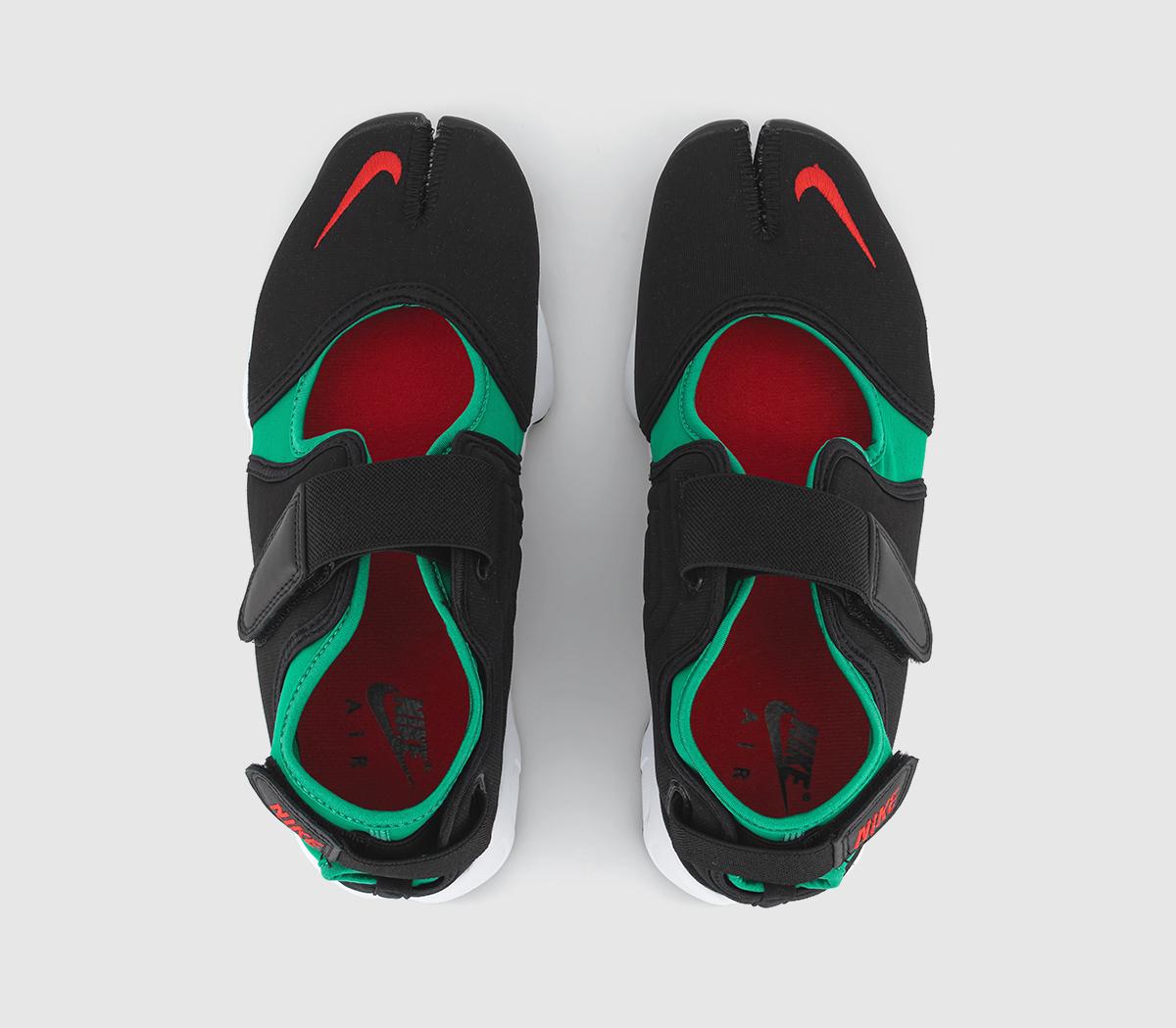 Nike Nike Air Rift Trainers Black University Red Stadium Green - Men's ...