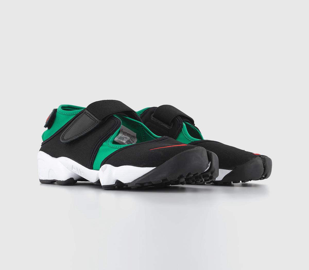 NikeNike Air Rift Trainers Black University Red Stadium Green