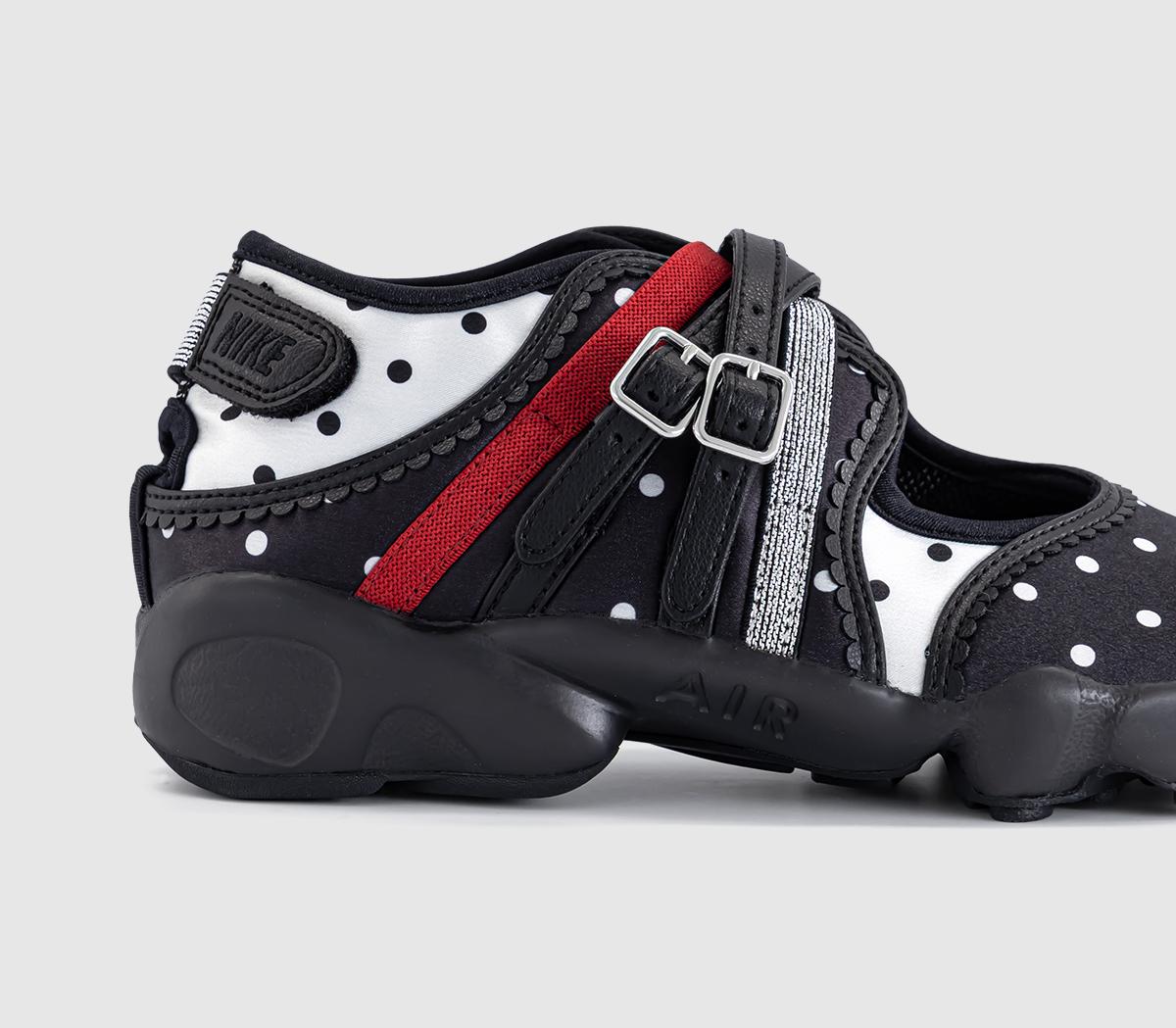 NikeAir Rift TrainersBlack Black Black Metallic Silver