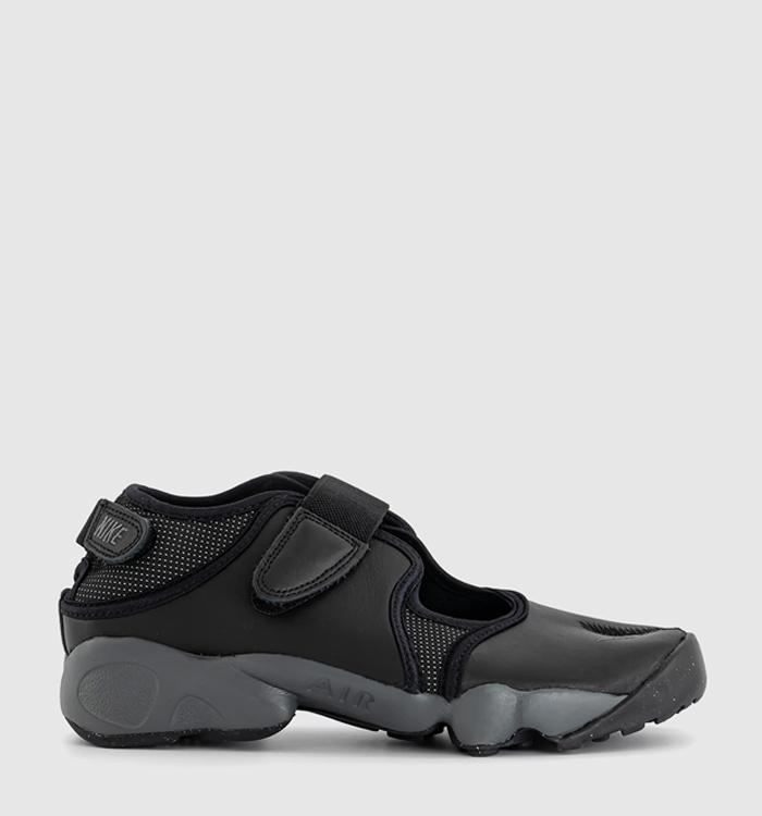 Nike Air Rift Trainers Black Iron Grey Reflect Silver