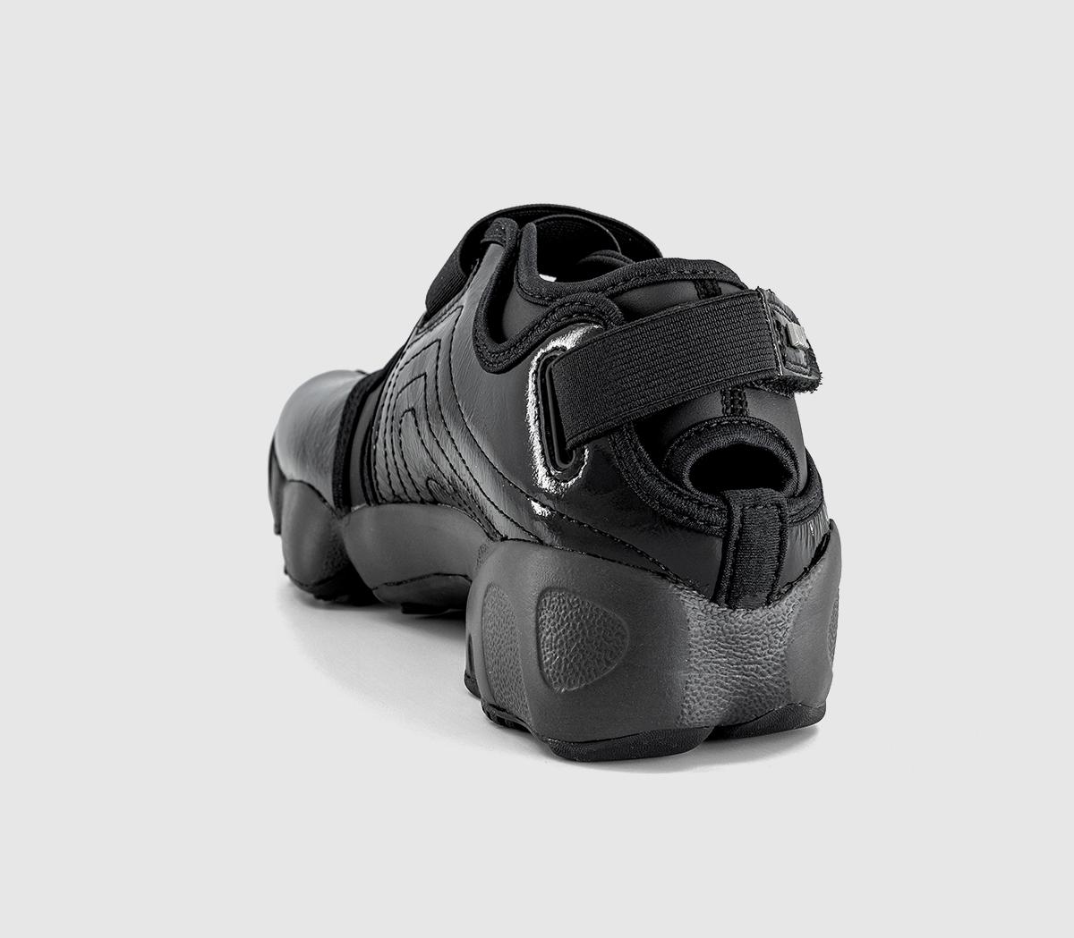 NikeAir Rift TrainersBlack Metallic Silver Black