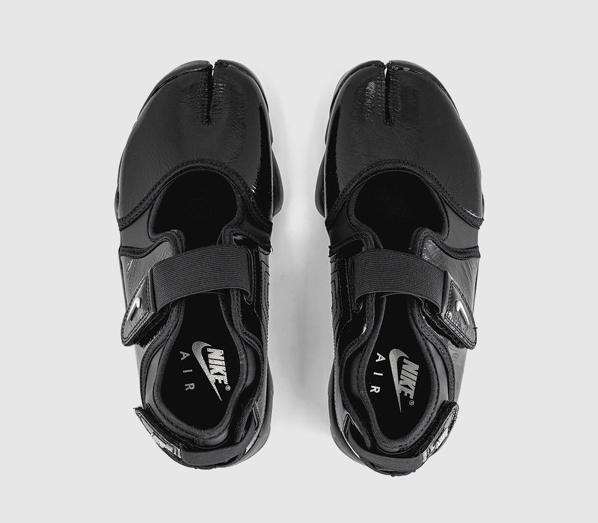 NikeAir Rift TrainersBlack Metallic Silver Black
