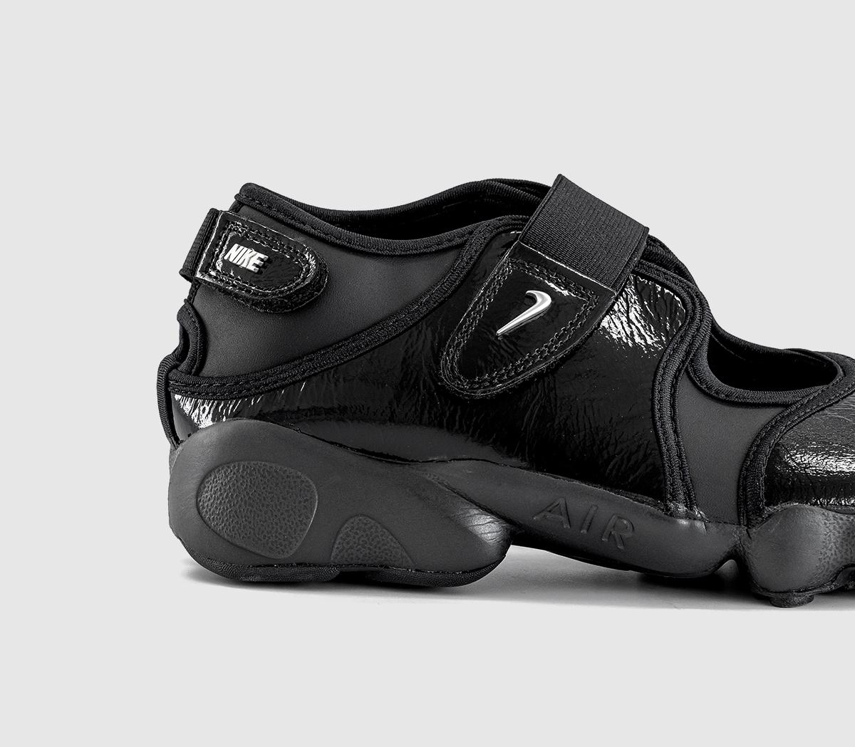 NikeAir Rift TrainersBlack Metallic Silver Black