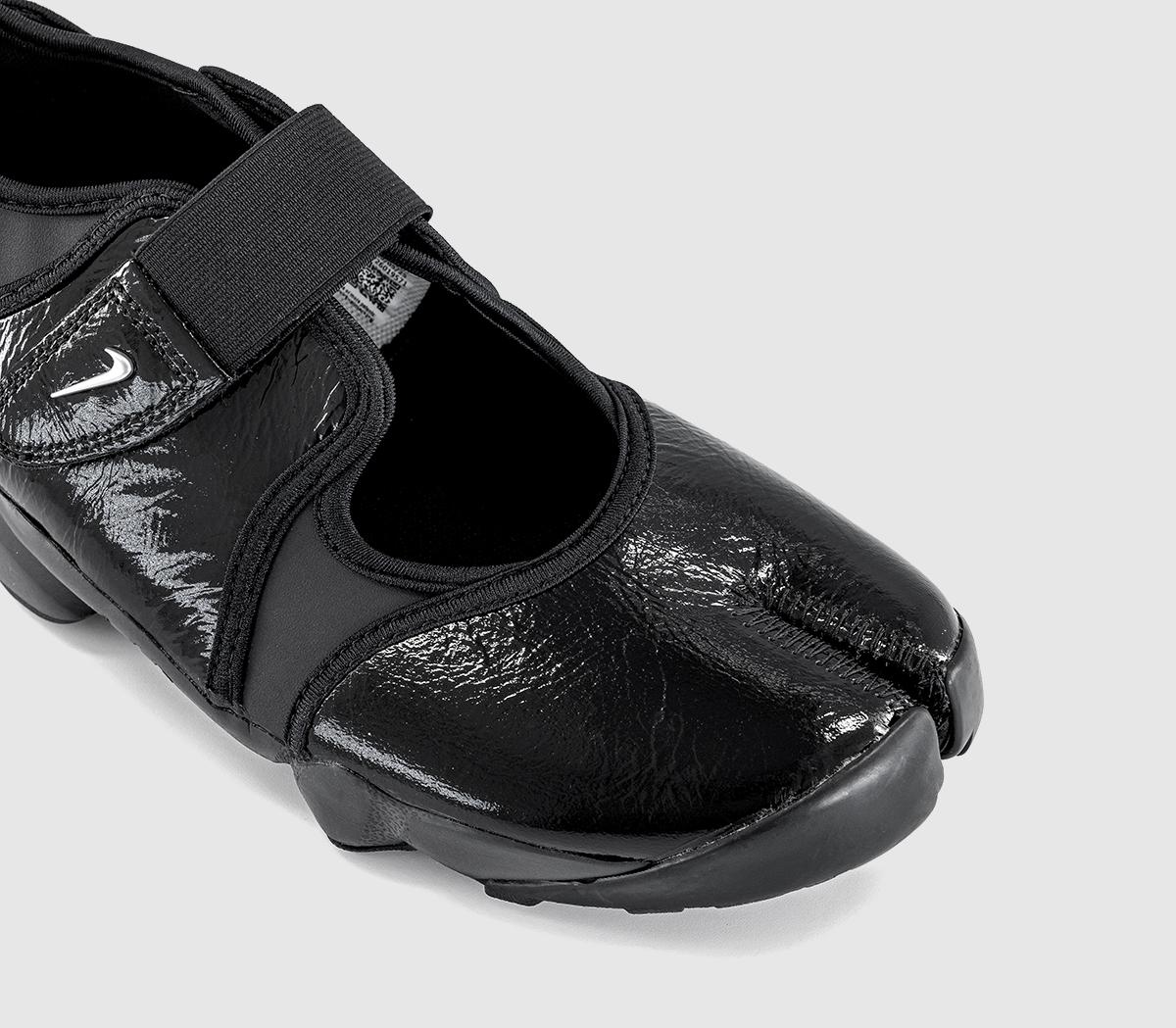 NikeAir Rift TrainersBlack Metallic Silver Black
