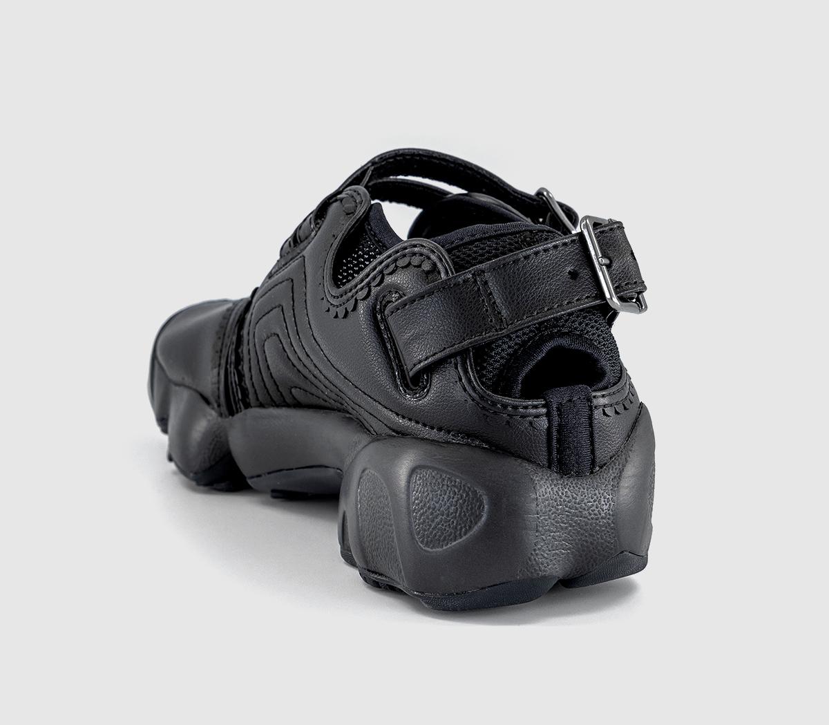 NikeAir RiftBlack Black Black Breathable