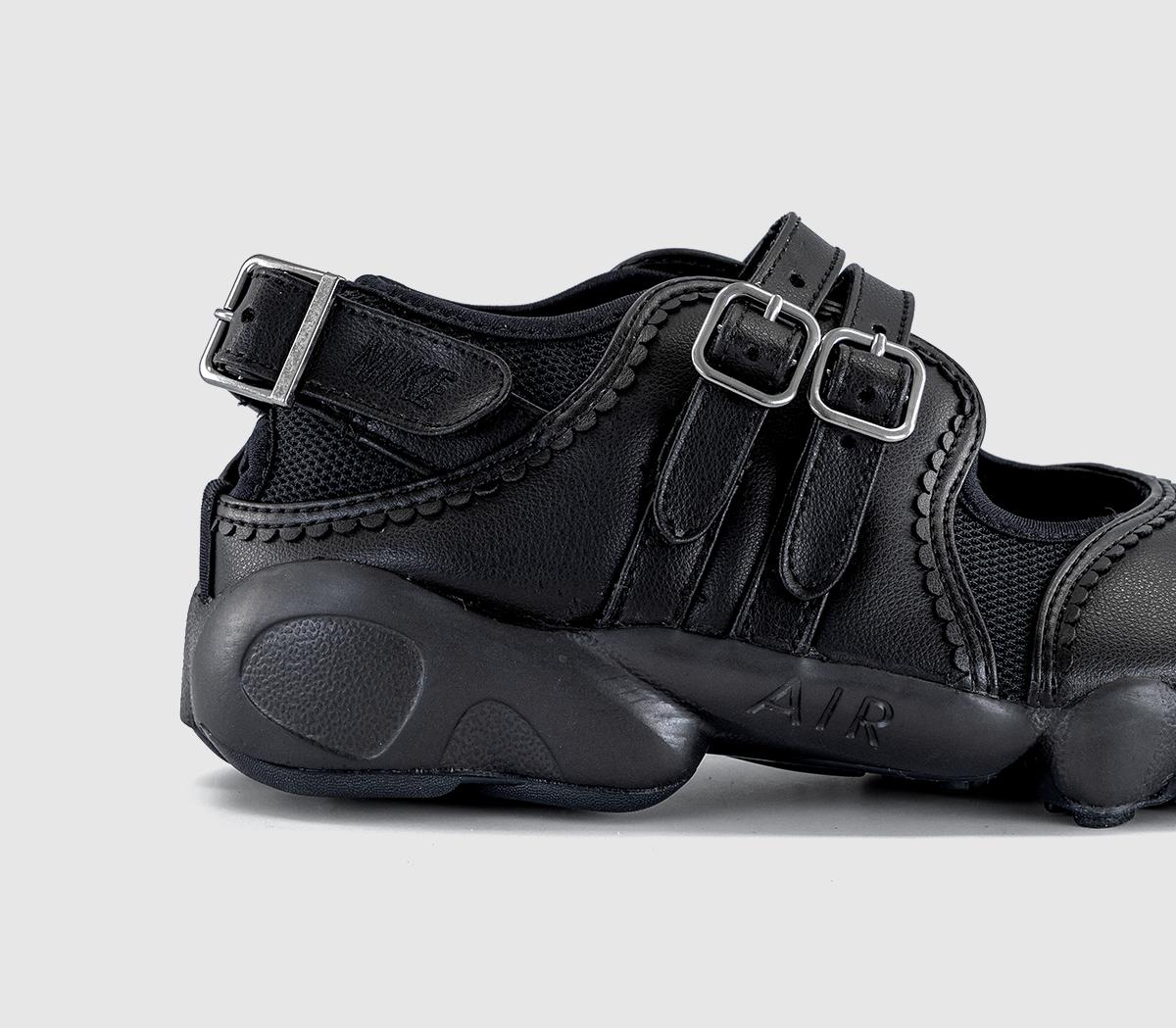 NikeAir RiftBlack Black Black Breathable