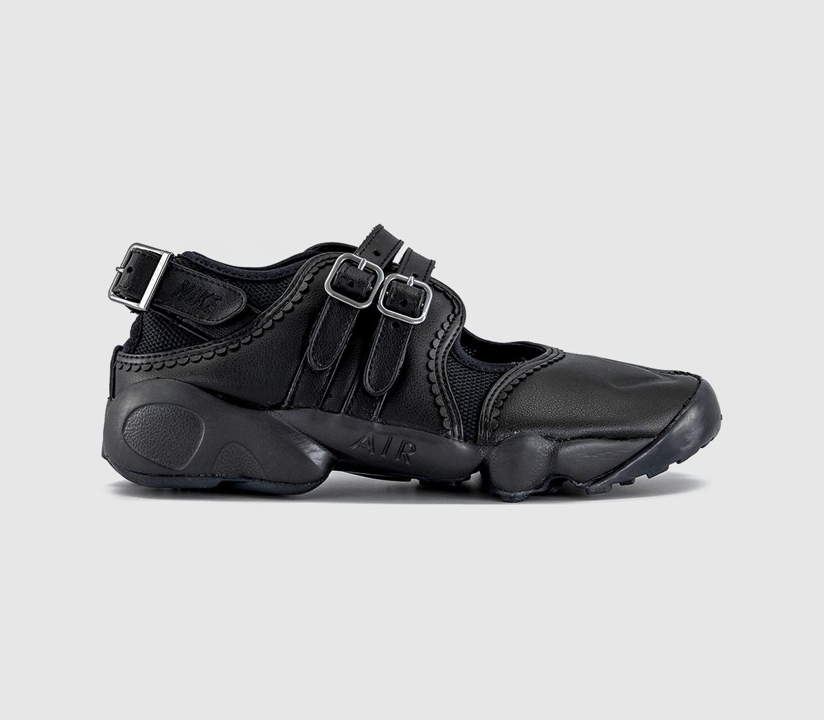 NikeAir RiftBlack Black Black Breathable