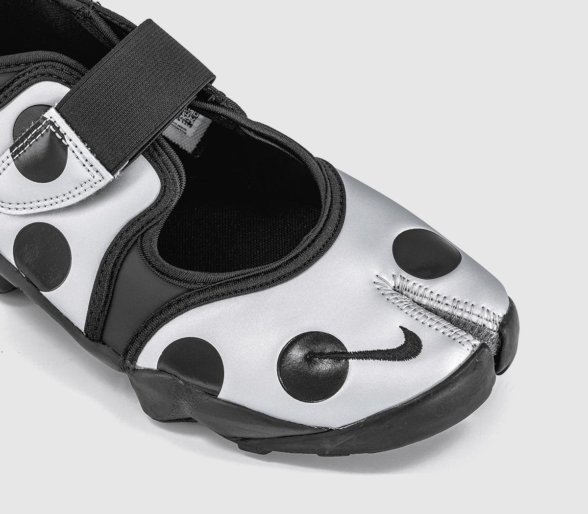 NikeAir Rift TrainersBlack Silver Polka Dot