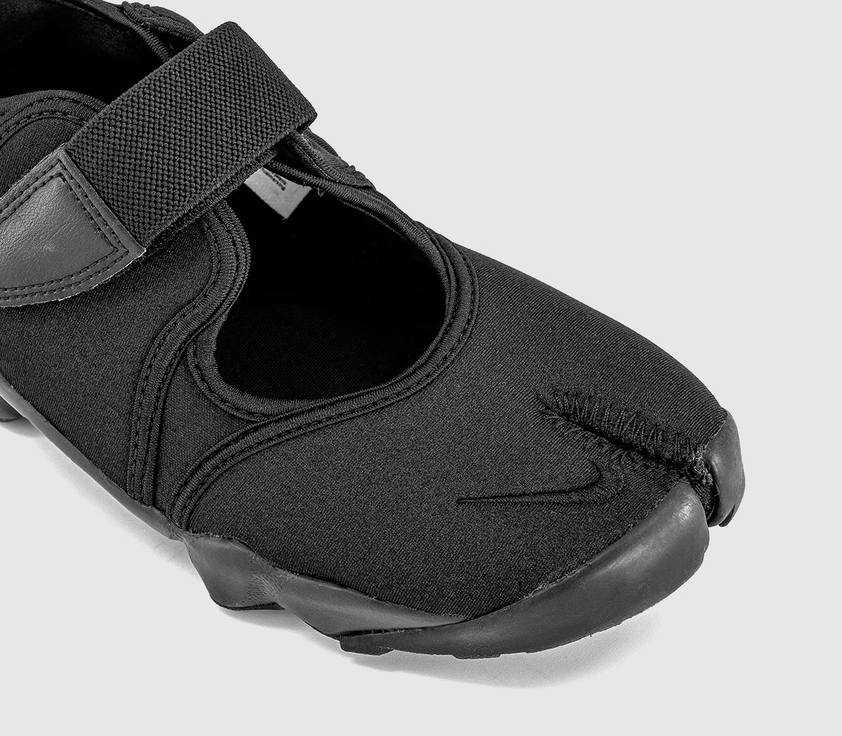 NikeAir Rift TrainersBlack Black Black Ribbon