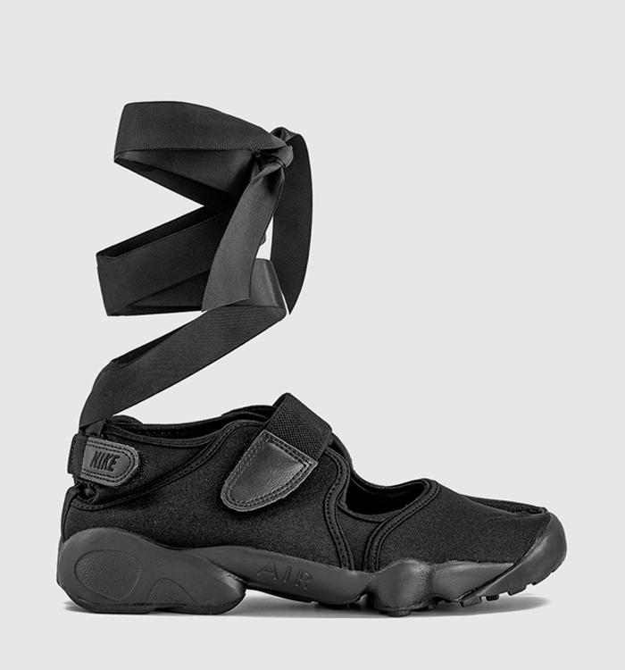 Nike Air Rift Trainers Black Black Black Ribbon