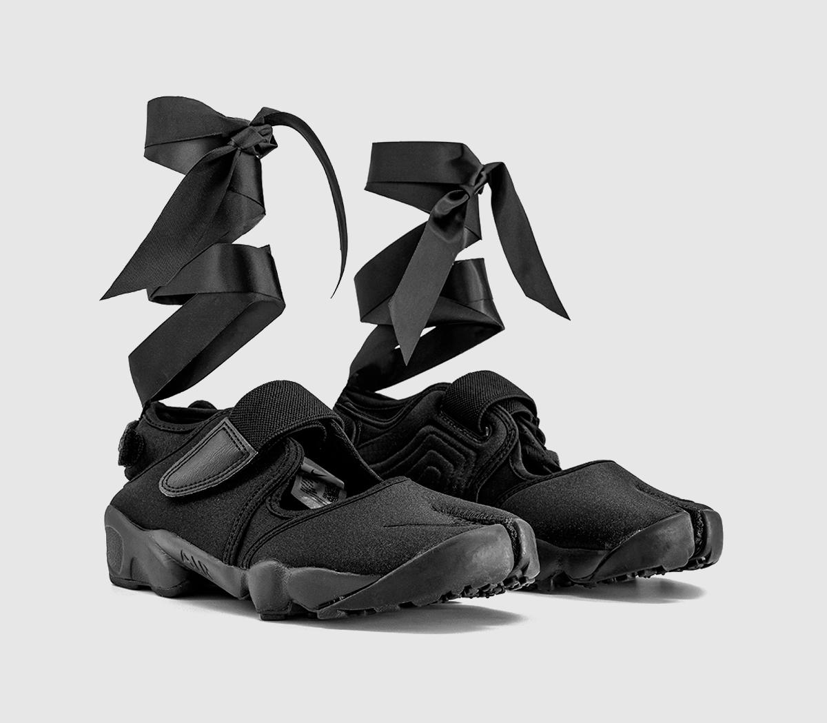 NikeAir Rift TrainersBlack Black Black Ribbon