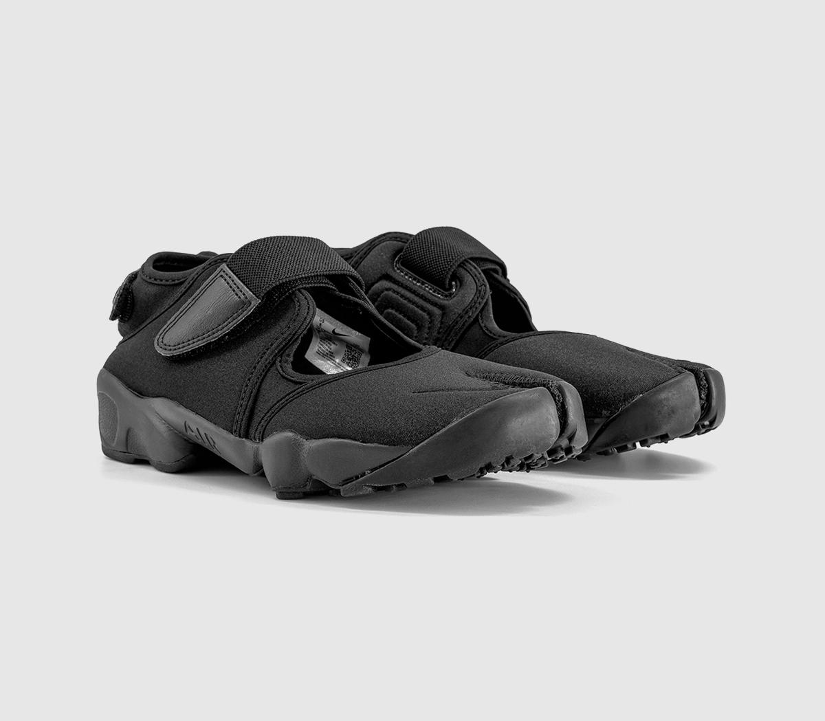 NikeAir Rift TrainersBlack Black Black Ribbon