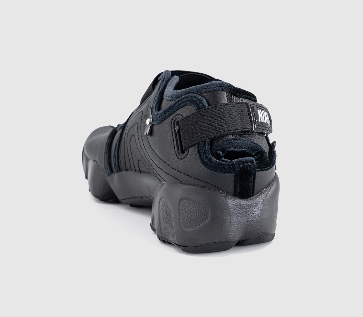 NikeAir Rift TrainersBlack Metallic Silver Wolf Grey