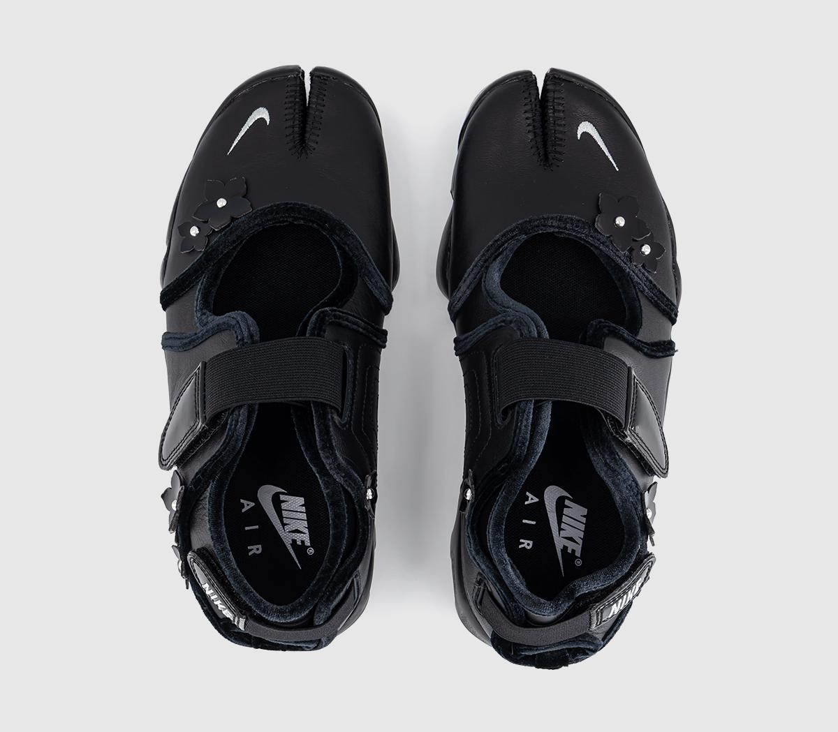NikeAir Rift TrainersBlack Metallic Silver Wolf Grey