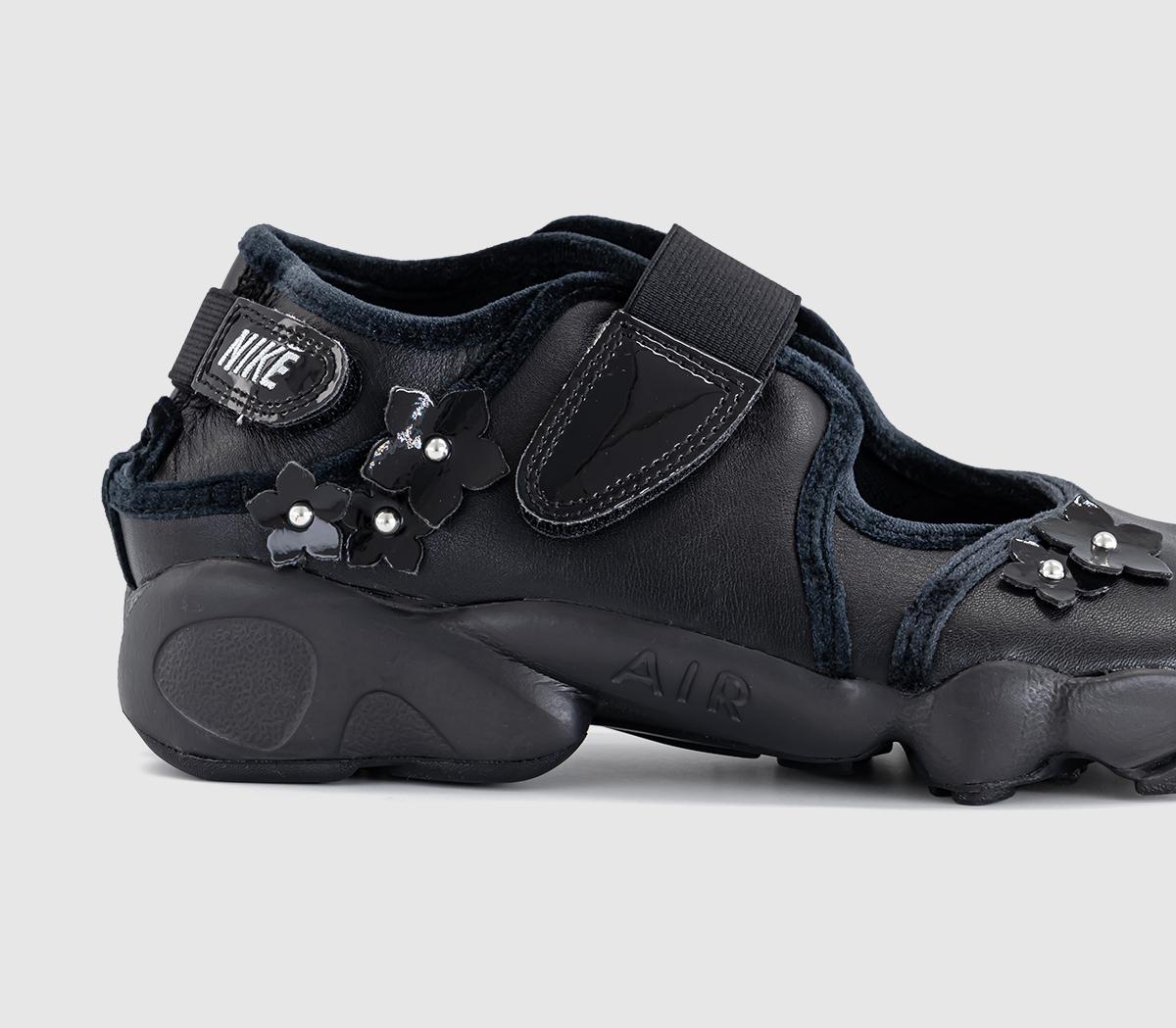 NikeAir Rift TrainersBlack Metallic Silver Wolf Grey