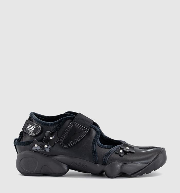 Nike Air Rift Trainers Black Metallic Silver Wolf Grey