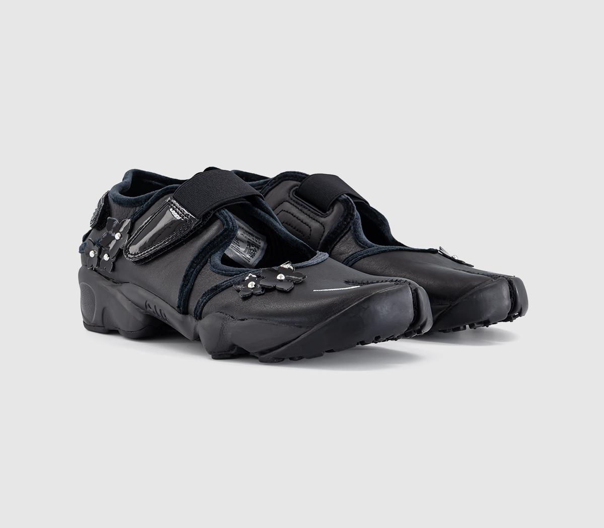 NikeAir Rift TrainersBlack Metallic Silver Wolf Grey