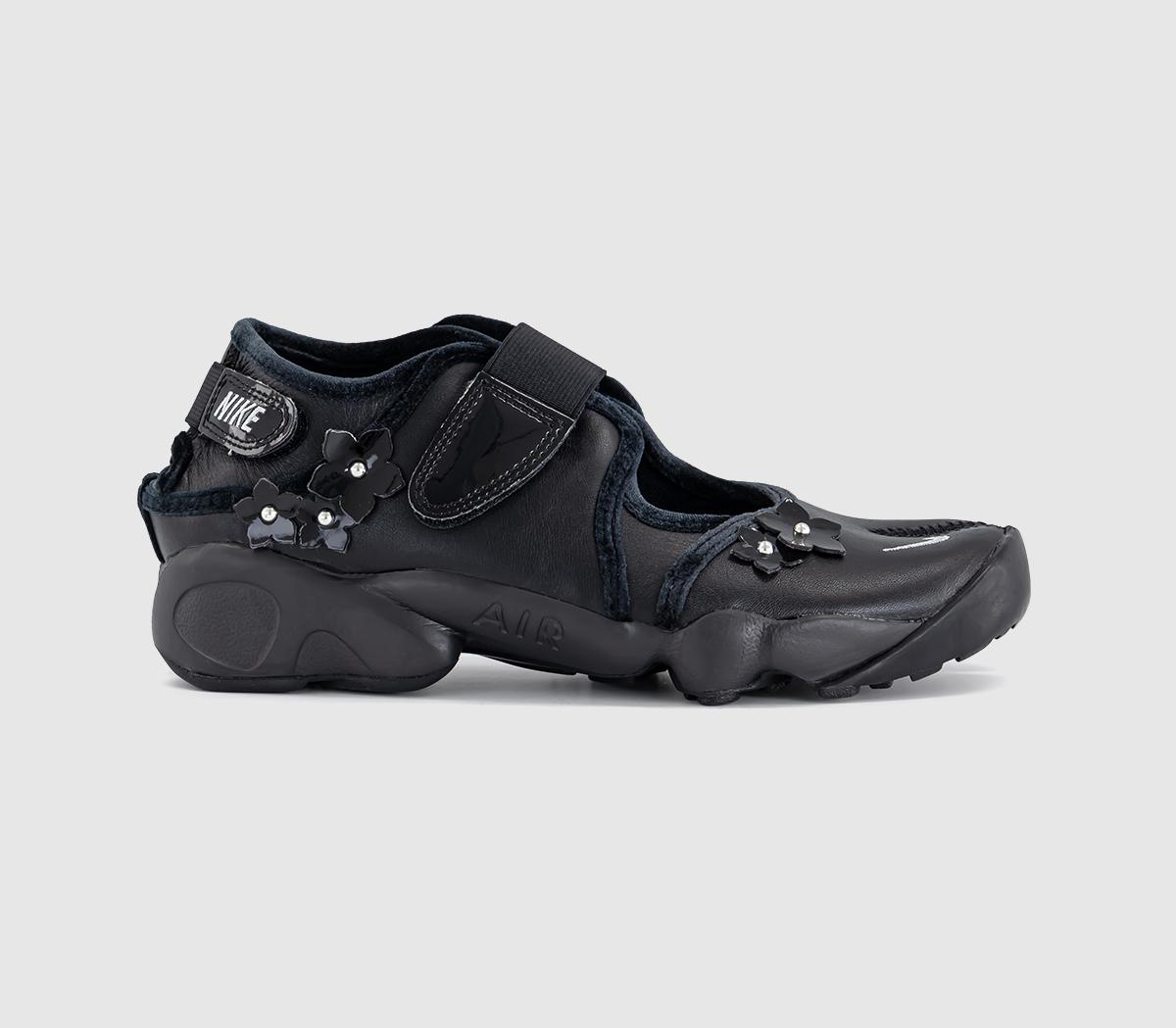 NikeAir Rift TrainersBlack Metallic Silver Wolf Grey