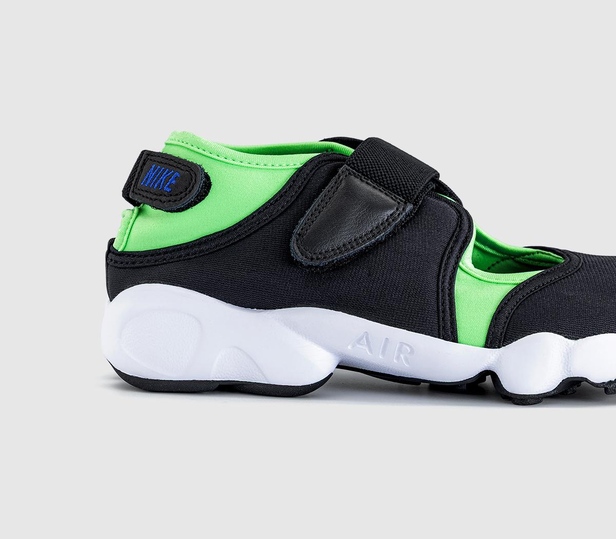 NikeAir Rift TrainersBlack Old Royal Illusion Green White
