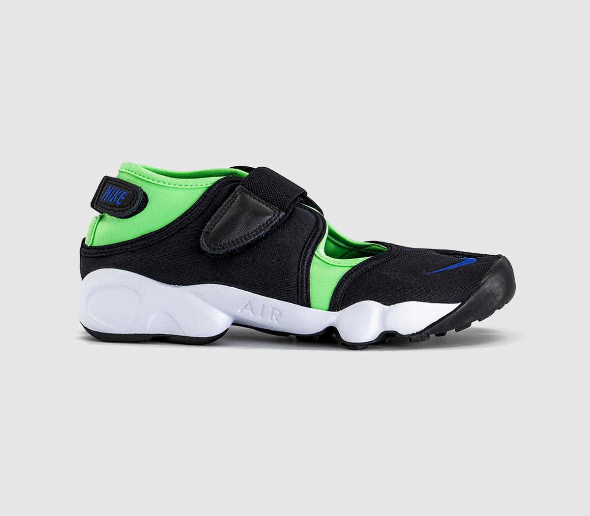 NikeAir Rift TrainersBlack Old Royal Illusion Green White