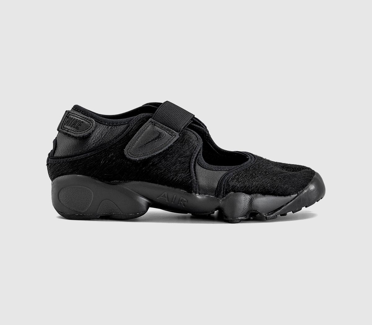 Nike Air Rift Trainers Pony Cool Grey Black in Kids  Size 4.5, Offspring